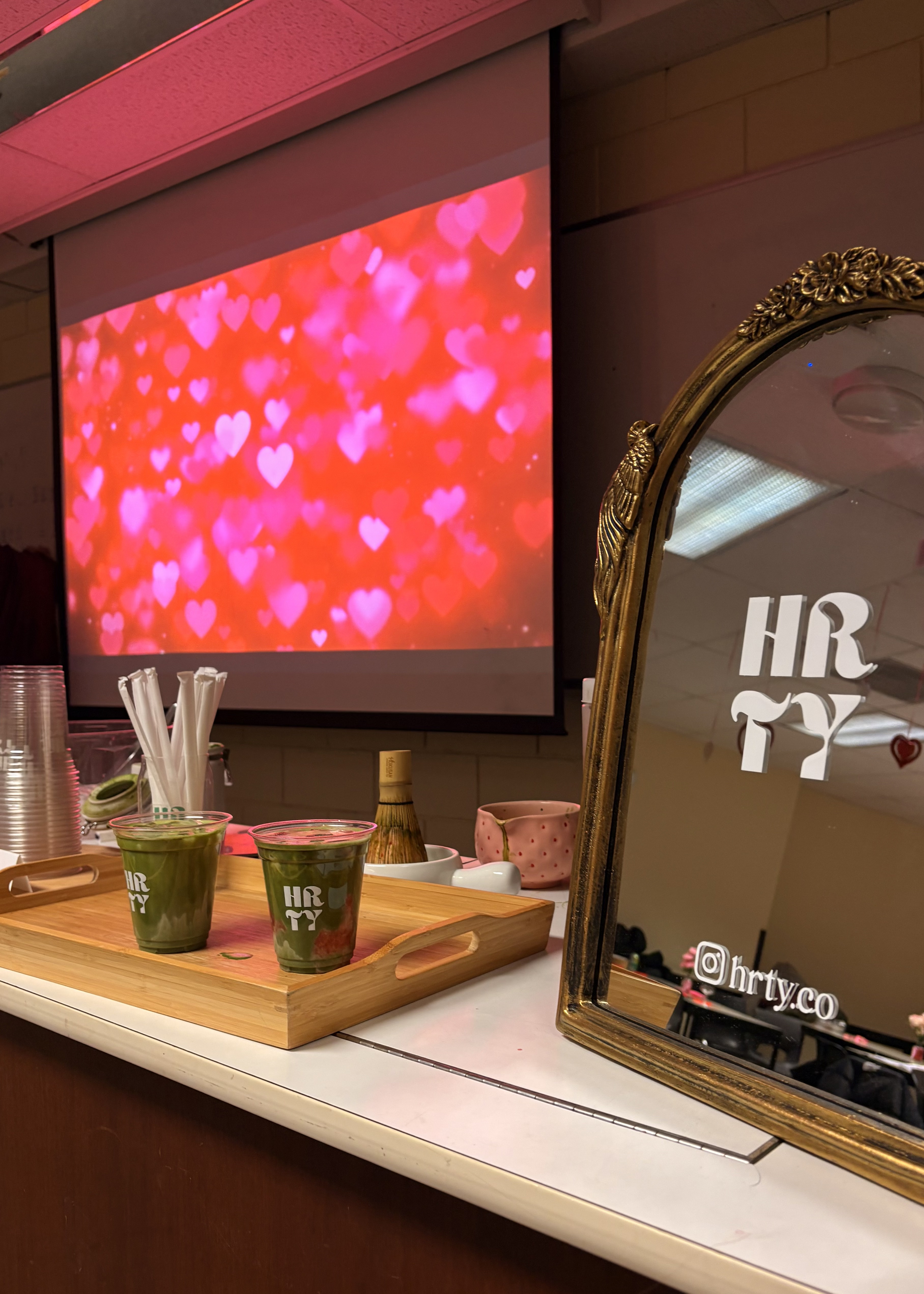 Galentines Booth Set-up